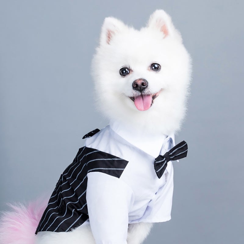 Dog Tuxedo Dog Suit Pet Tuxedo Wedding Party Suit Formal Dog Wedding Attire - Image 3