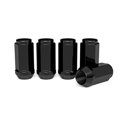 StanceMagic ستانس ماجيك - مجموعة من 20 صمولة لوج سوداء - خيوط مترية 14x1.5 - مقعد مغلق مدبب مخروطية الشكل - طول 1.8 بوصة - تستخدم مفتاح سداسي 19 مم أو 3/4 بوصة لمسمار العجلة M14x1.5 - Image 5