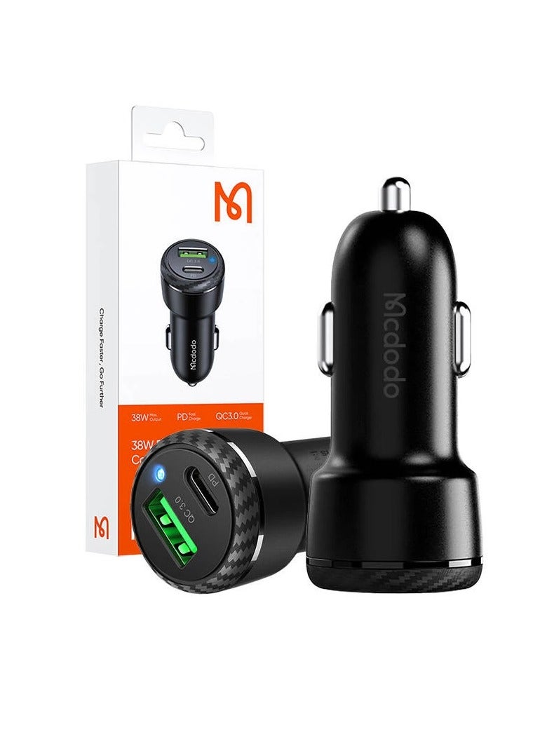 Mcdodo CC-5970 38W PD+QC Car Charger Dual Port - Image 1