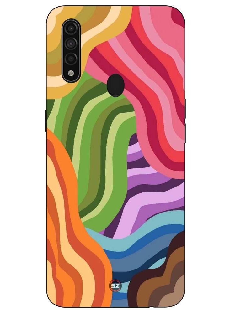 Protective Printed Mobile Cover Multi Colour Design For Oppo A31