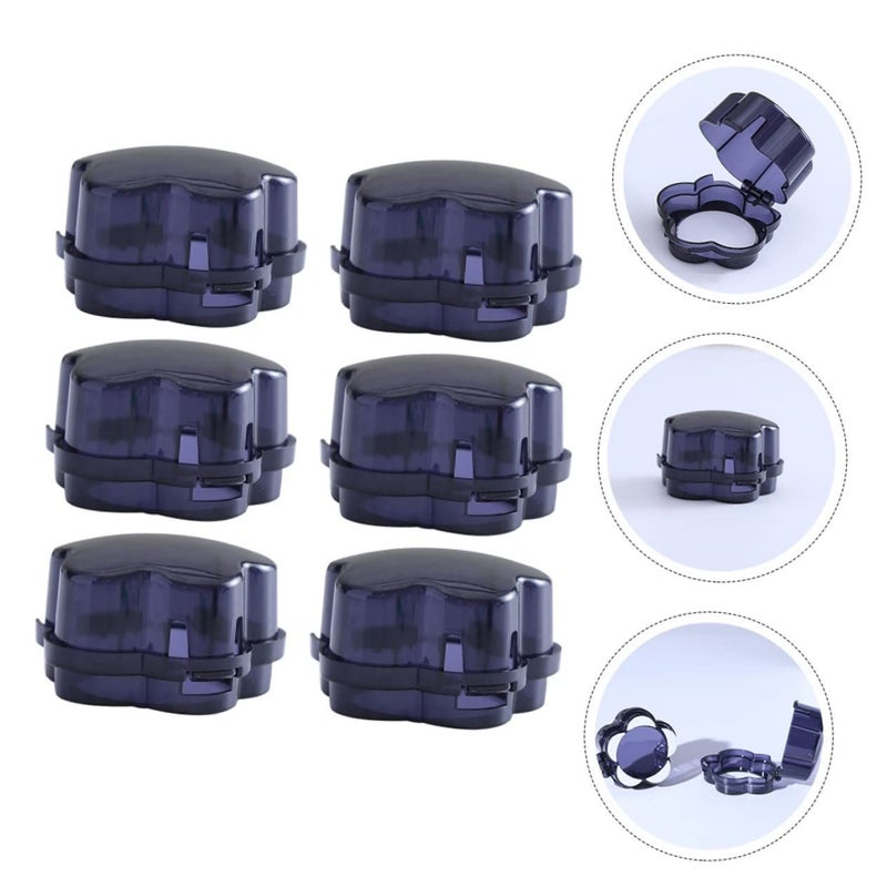 6 Pcs Safety Stove Knob Covers Heat Resistant Easy To Install Childproof Gas Knob Lock For Toddlers Pets Translucent Design Heat Proof - Image 3