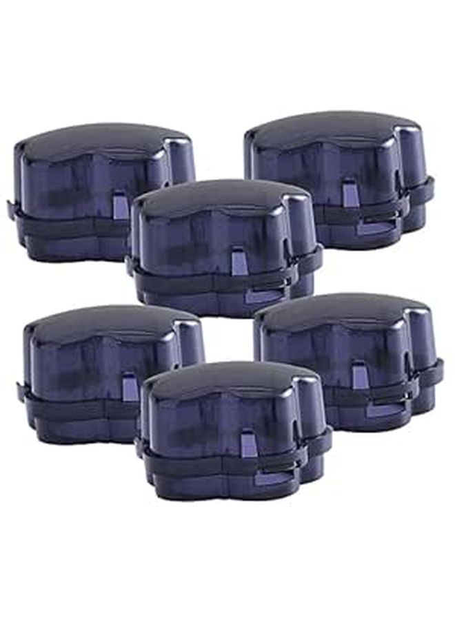 6 Pcs Safety Stove Knob Covers Heat Resistant Easy To Install Childproof Gas Knob Lock For Toddlers Pets Translucent Design Heat Proof - Image 1