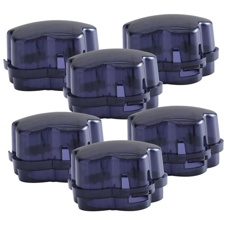 6 Pcs Safety Stove Knob Covers Heat Resistant Easy To Install Childproof Gas Knob Lock For Toddlers Pets Translucent Design Heat Proof - Image 2