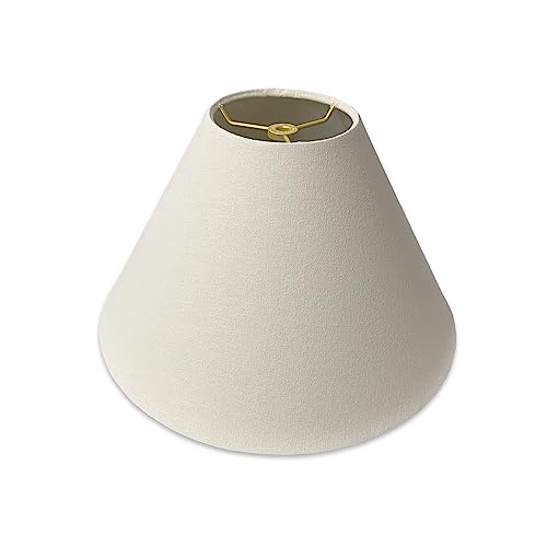 Royal Designs Inc Royal Designs, Inc. Coolie Empire Hardback Lamp Shade, HB-607-14LNWH, Linen White, 5 x 14 x 9.5 - Image 1