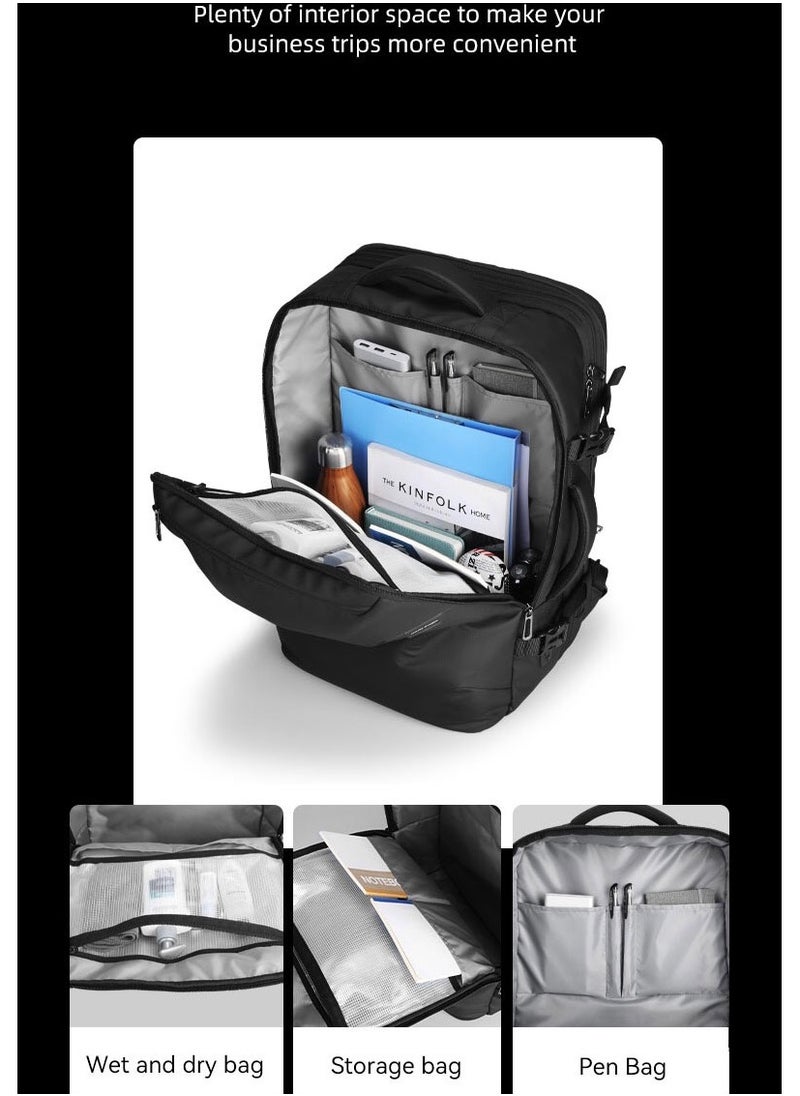 MARK RYDEN MARK RYDEN 9907 KR Expandable Stretchy Cabin Luggage for Weekend Trips ,17 Inch Laptop Backpack  - Image 3