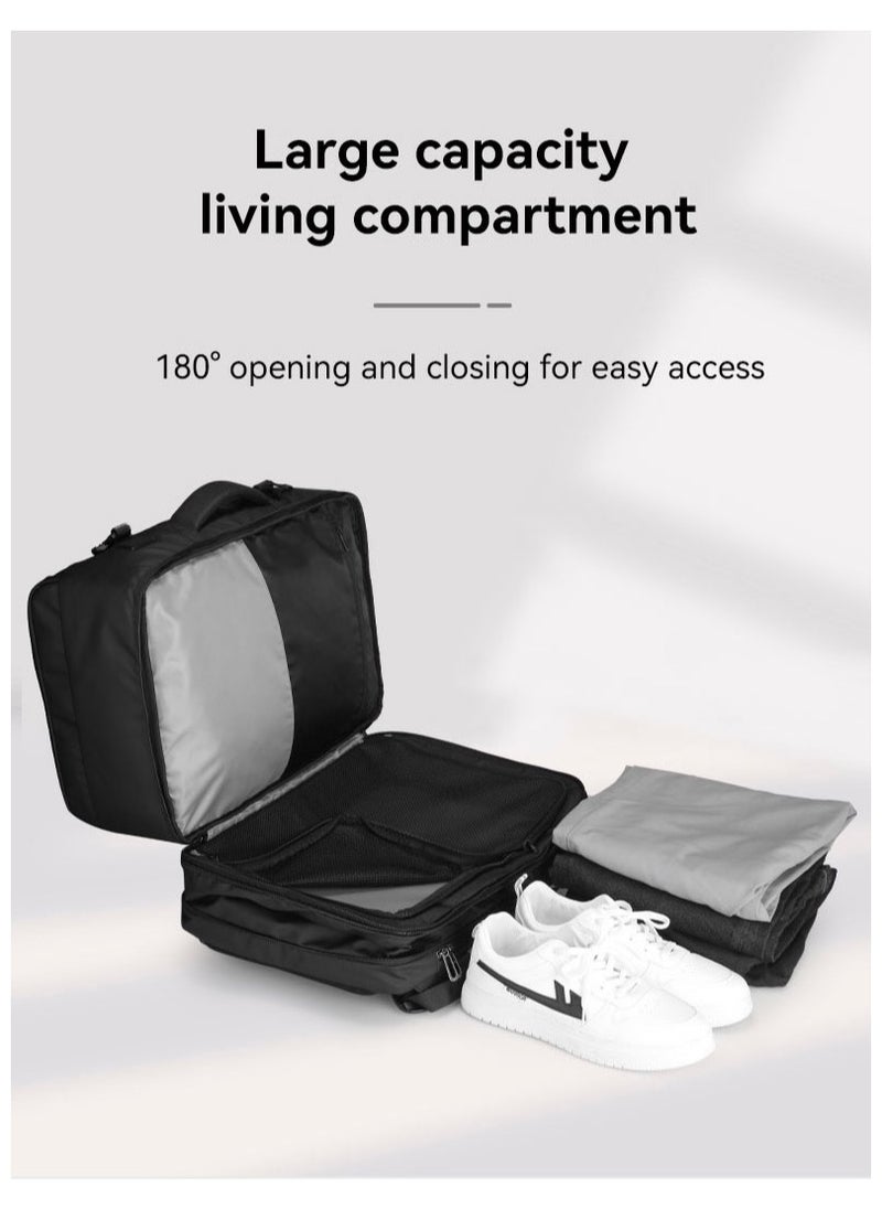 MARK RYDEN MARK RYDEN 9907 KR Expandable Stretchy Cabin Luggage for Weekend Trips ,17 Inch Laptop Backpack  - Image 4