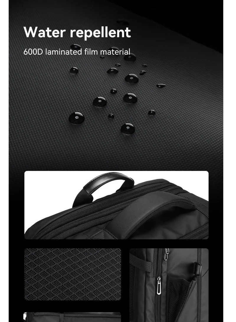 MARK RYDEN MARK RYDEN 9907 KR Expandable Stretchy Cabin Luggage for Weekend Trips ,17 Inch Laptop Backpack