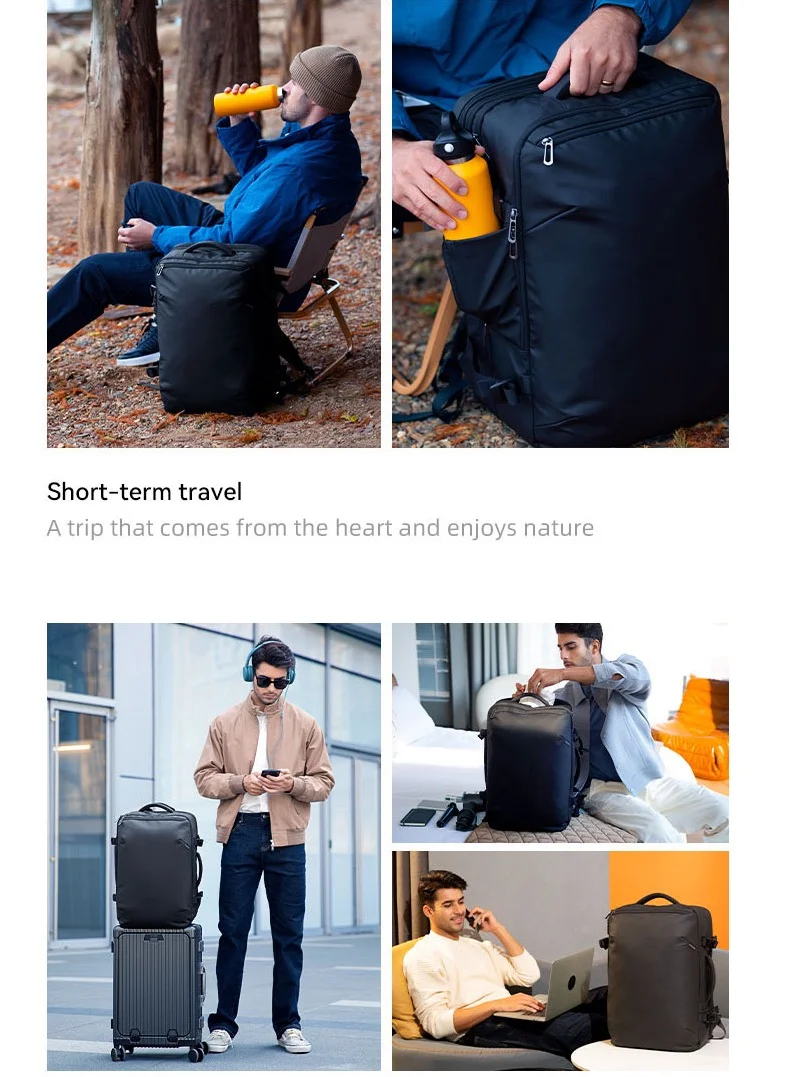 MARK RYDEN MARK RYDEN 9907 KR Expandable Stretchy Cabin Luggage for Weekend Trips ,17 Inch Laptop Backpack