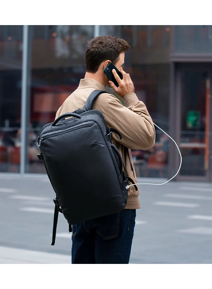 MARK RYDEN MARK RYDEN 9907 KR Expandable Stretchy Cabin Luggage for Weekend Trips ,17 Inch Laptop Backpack