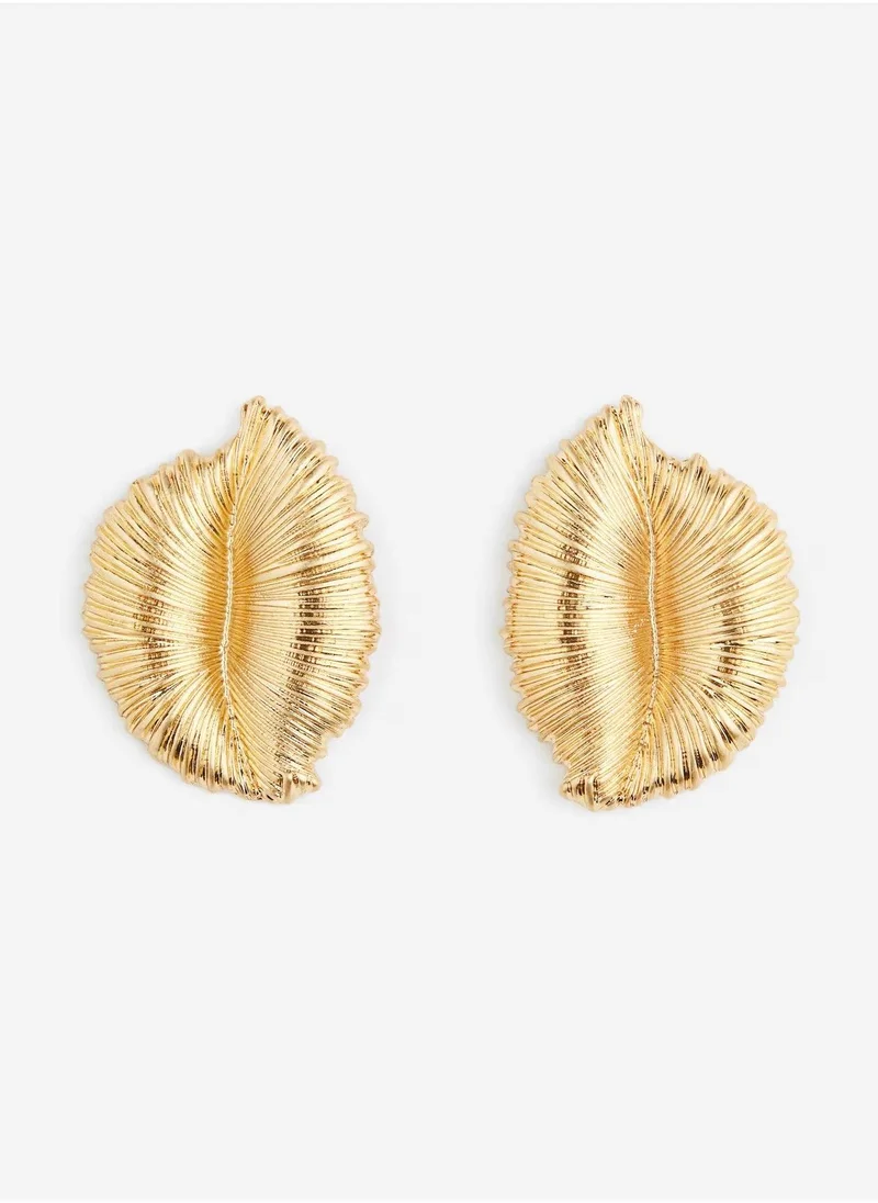 H&M Leaf-Shaped Earrings