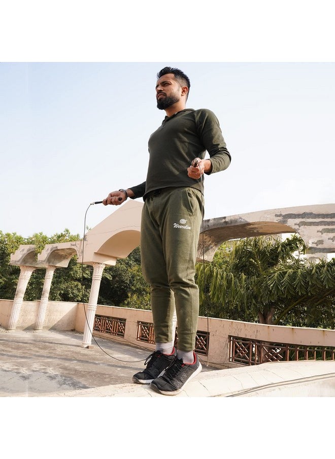 وير سليم - حبل القفز المعدني الفاخر Wearslim® بمقابض من الألومنيوم المضادة للانزلاق وسلك فولاذي قابل للتعديل ومتين للغاية - أزرق - Image 1