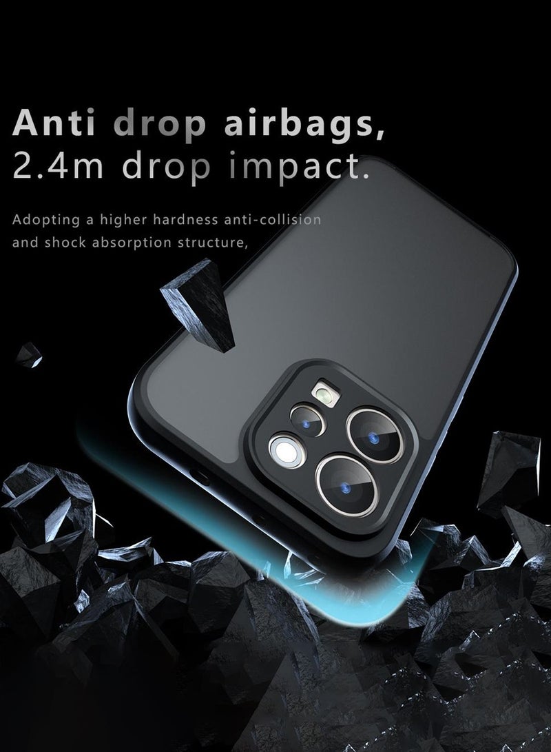 دبليو تيك غطاء حماية نحيف لهاتف vivo V70 5G 2026 مصنوع من السيليكون TPU الهجين الممتاز مع مصدات مدرعة مرتفعة (MCAPSA) - شفاف/أسود - Image 5