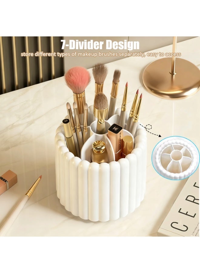 ماكياج فرشاة حامل، 360 دوران مستحضرات التجميل ماكياج فرشاة منظم مع غطاء مقاوم للغبار - Image 3