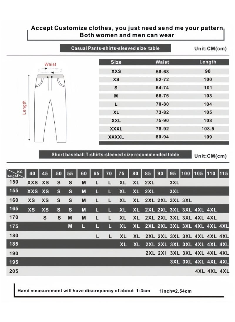 KUYING New One Piece Printed Legged Sports And Leisure Pants  - Image 2