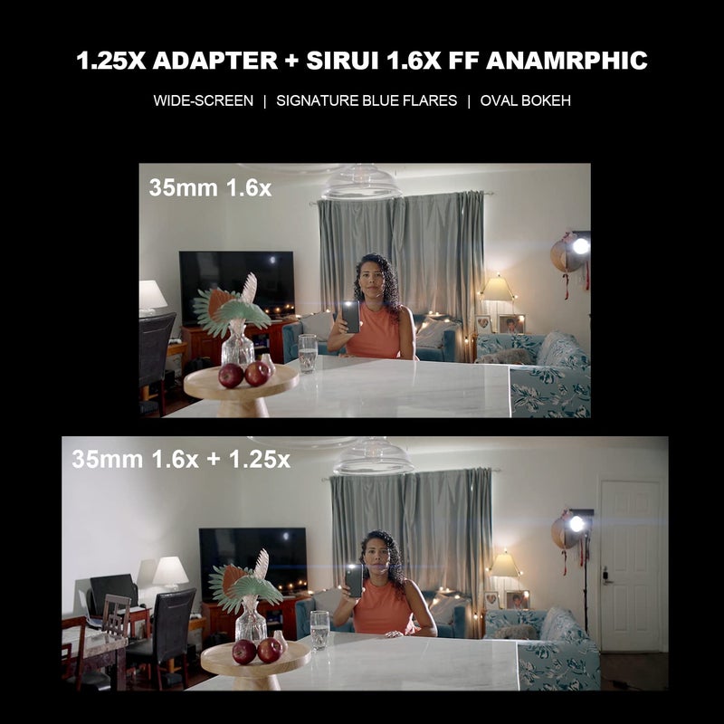 SIRUI 1.25x T2.9 Anamorphic Adapter for Venus Series Lenses with Front Single Focus - Image 5