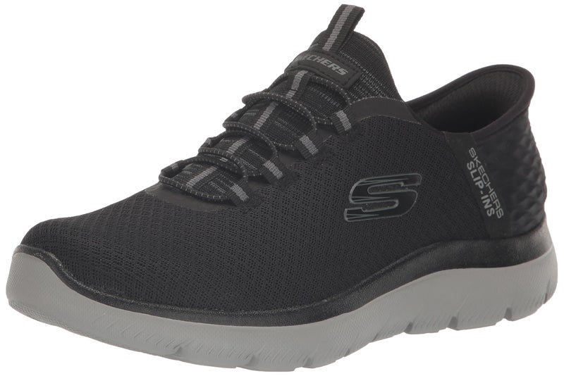 SKECHERS حذاء سكيشرز للرجال من نوع سوماتس هاي رينج سليب-إن، أسود/رمادي، 9 عريض - Image 5