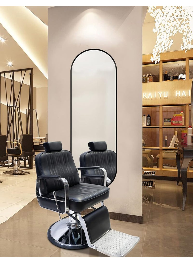 Meishida Barber Chair Professional Men Salon for Hair Stylist, Hair Cutting, with Heavy-Duty Hydraulic-Pump Chair Barber Shop Furniture  - Image 5