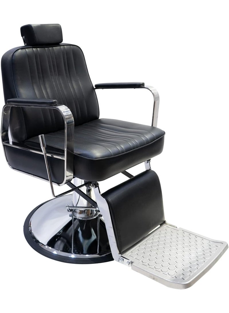 Meishida Barber Chair Professional Men Salon for Hair Stylist, Hair Cutting, with Heavy-Duty Hydraulic-Pump Chair Barber Shop Furniture  - Image 1