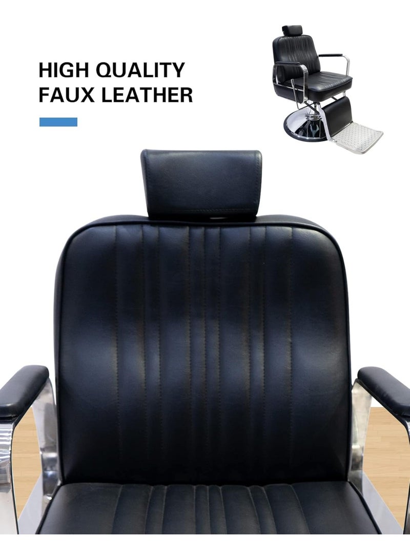 Meishida Barber Chair Professional Men Salon for Hair Stylist, Hair Cutting, with Heavy-Duty Hydraulic-Pump Chair Barber Shop Furniture  - Image 3