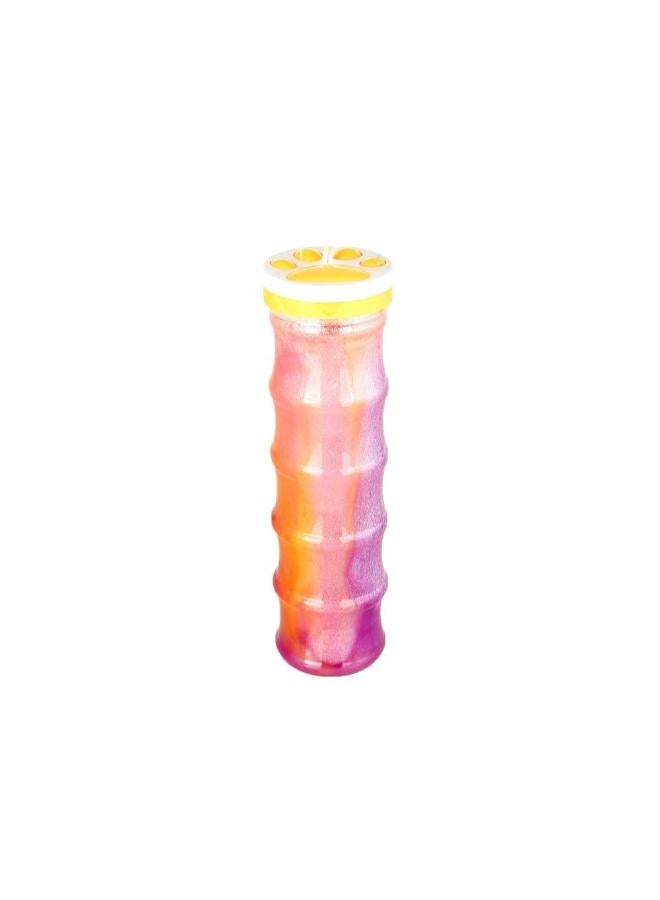 Slime Bottle with Animal Print Cap for Kids - Multi Color (Red * Purple) 