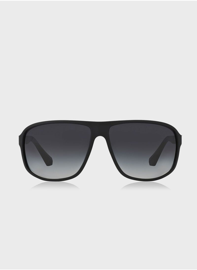 EMPORIO ARMANI 0Ea4029 Square Sunglasses  - Image 1