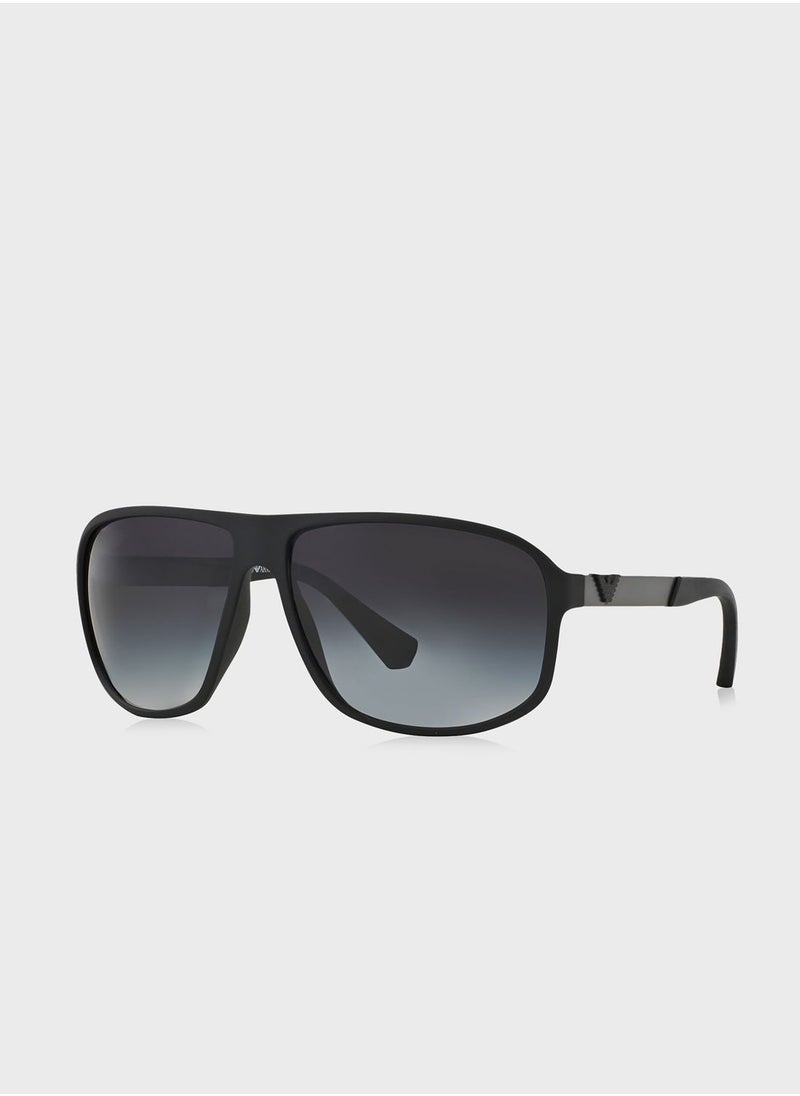 EMPORIO ARMANI 0Ea4029 Square Sunglasses  - Image 2