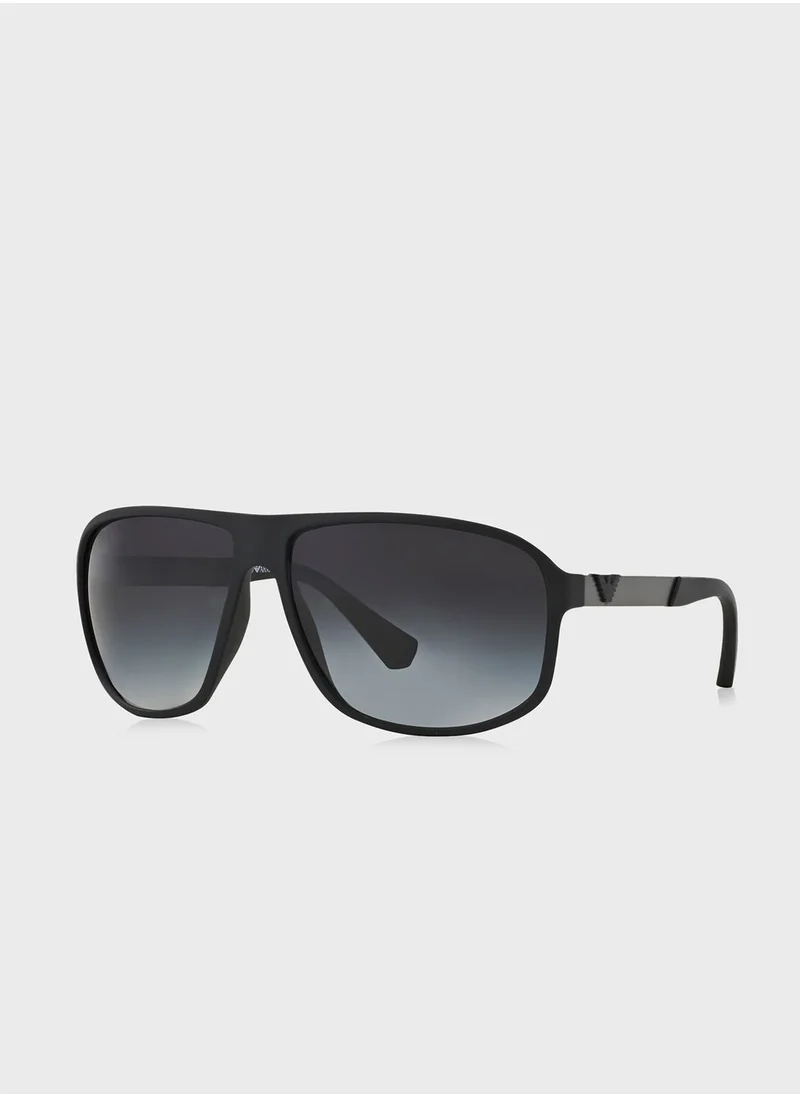 EMPORIO ARMANI 0Ea4029 Square Sunglasses