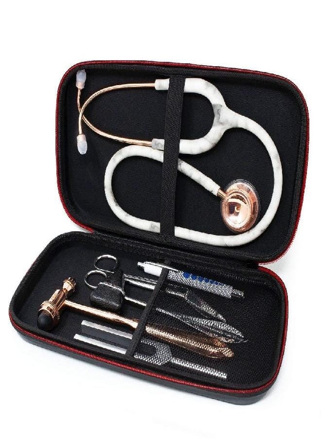 MDF Instruments MDF Instruments, Hard Travel Carrying Case with Mesh Pocket, Medium Size, Fits MD One & Acoustica Stethoscopes, Reflex Hammers, Sphygmomanometers, Penlights, Doctor & Nurse Accessories (MDFSCM12)  - Image 2
