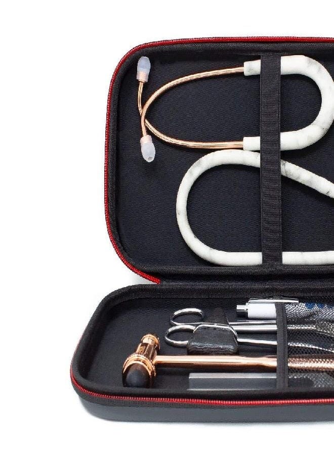 MDF Instruments MDF Instruments, Hard Travel Carrying Case with Mesh Pocket, Medium Size, Fits MD One & Acoustica Stethoscopes, Reflex Hammers, Sphygmomanometers, Penlights, Doctor & Nurse Accessories (MDFSCM12)  - Image 3