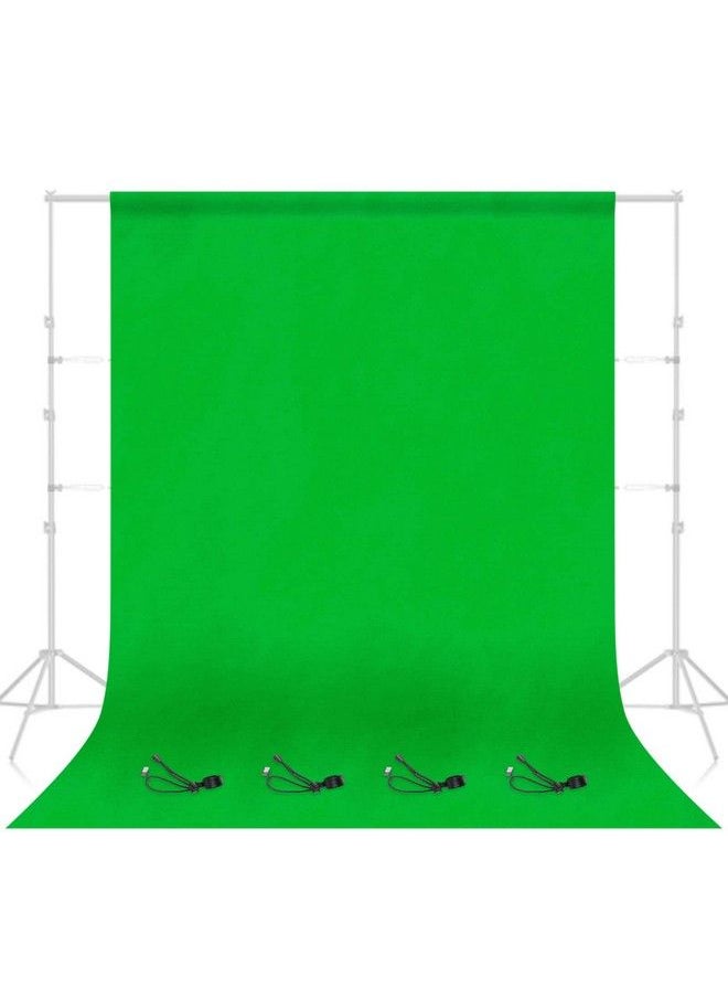 EMART - 10 X 20 Ft Photography Green Screen Backdrop Extra Large Chromakey Greenscreen With 4 Clamps Muslin Cloth Background For Zoom Streaming Gaming Studio Photo Video Photoshoot - Image 1