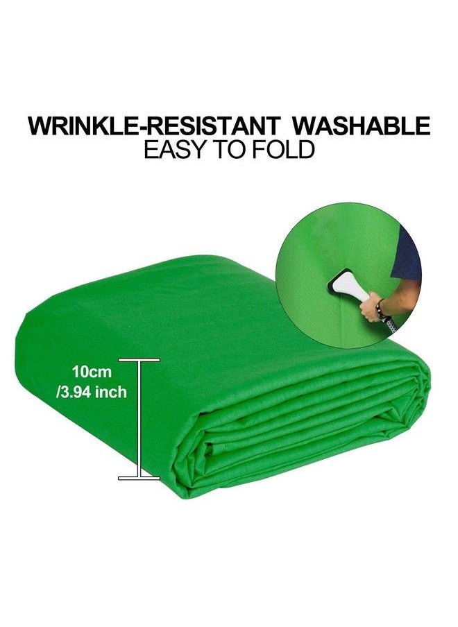 EMART - 10 X 20 Ft Photography Green Screen Backdrop Extra Large Chromakey Greenscreen With 4 Clamps Muslin Cloth Background For Zoom Streaming Gaming Studio Photo Video Photoshoot - Image 1