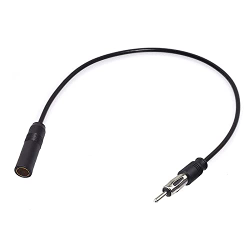 Bingfu Car Radio Antenna Extension Cable 50cm / 20 inch FM AM Radio Car Antenna Extension Coaxial Cable Cord DIN Plug Connector for Vehicle Truck Stereo Head Unit CD Media Receiver Player - Image 1