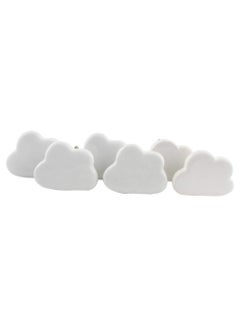 Indian-Shelf IndianShelf Handcrafted Vocalforlocal Assorted Pack of 10 Artistic Cloud White Knobs Cabinet Knobs Drawer Pulls Door Furniture Handles Vintage Mix Combo15 Inches 
