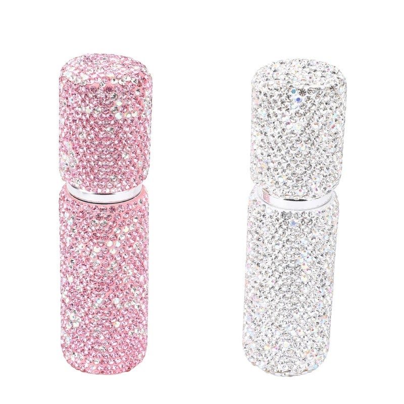 Travel Perfume Bottle: Compact Lightweight Premium Plastic Rhinestone Spray - Stylish Accessory Refillable Dispenser for Travel Daily Use Gift for Women - Image 5