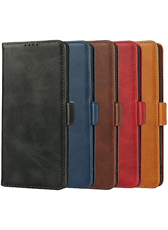 erorex - Samsung Note 9 Case Leather Wallet Case With Card Holder Built In Magnet Shockproof Protective Flip Cover For Samsung Galaxy Note 9 Blue - Image 1
