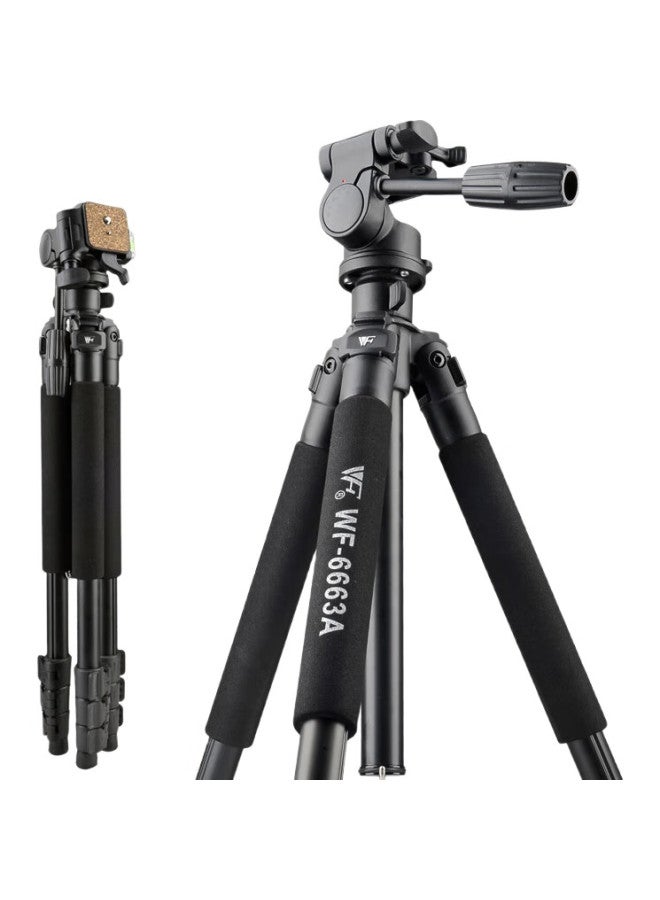 WEIFENG Weifeng Wf-6663a Aluminum Alloy Dslr Digital Camera Tripod, Portable Travel Photography And Videography Stand, Selfie Outdoor Projector Floor Stand - Image 1