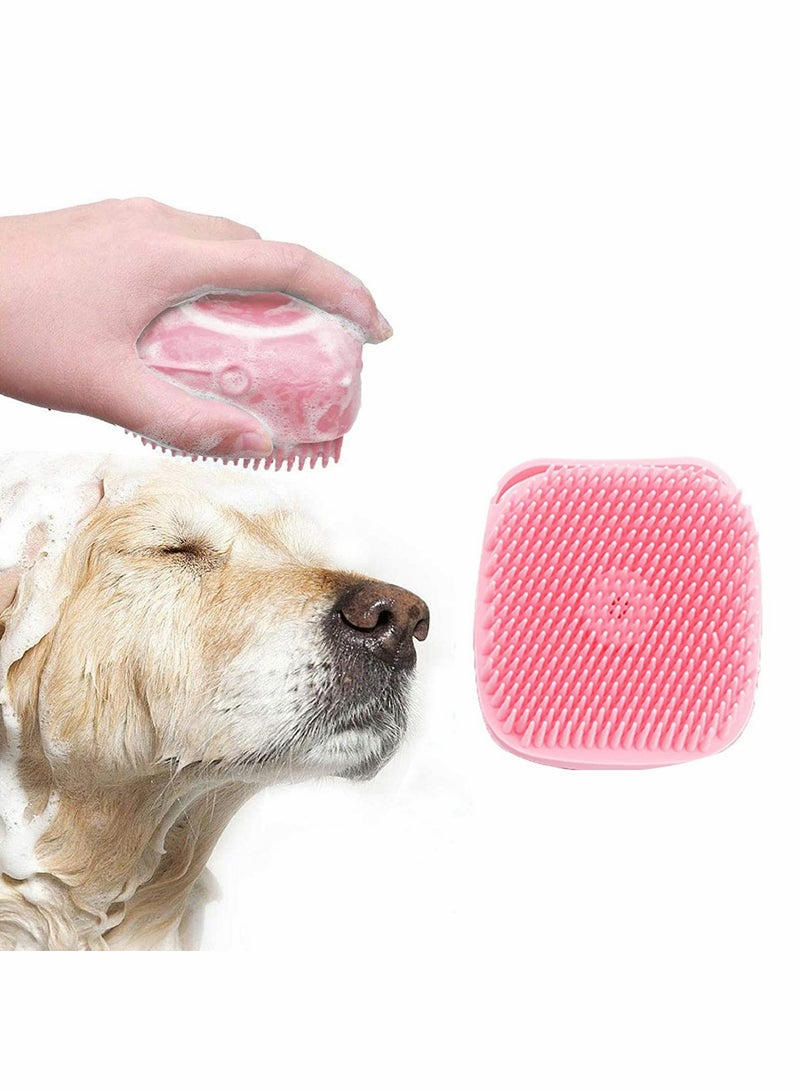 Pet Bath Brush Set with Towel for Easy Grooming and Cleaning - Image 2