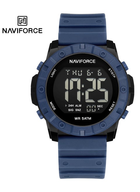 Mens Digital Sports Wristwatch with Quartz Battery Durable Strap Water Resistant Backlight Alarm Stopwatch and Multiple Function Display for Outdoor Fitness and Everyday Use