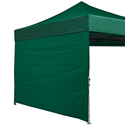 ABCCANOPY Instant Canopy SunWall 10x10 FT, 1 Pack Sidewall Only, No Frame or Top, Forest Green - Image 1
