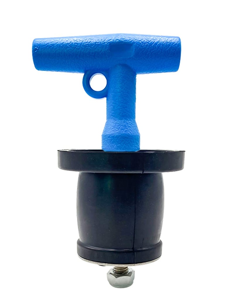 BOPOREAE Mechanical Test Seal CleanOut Pipe Plug 178 to 214 in Marine Boat Scupper Steel DWV Testing AntiReturn Winterizing Pool Plug with Galvanized Screw Nut for Most Pipe Sink Pool