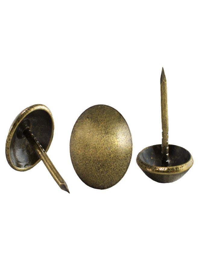 Decotacks 100 Pcs/Box Upholstery Tacks Upholstery Nails ∅7/16" Head x 1/2" Long Shank Antique Brass DX0511AB - Image 5