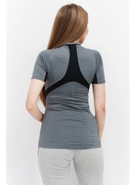 Asics Women Sportswear Fit Brand Logo Training Top, Grey  - Image 3
