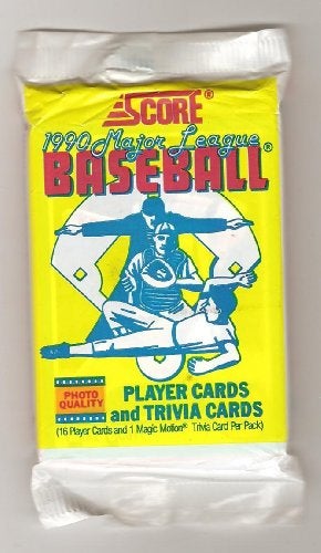 SCORE 1990 Score Baseball Card Pack - Frank Thomas Rookie Card - Image 5