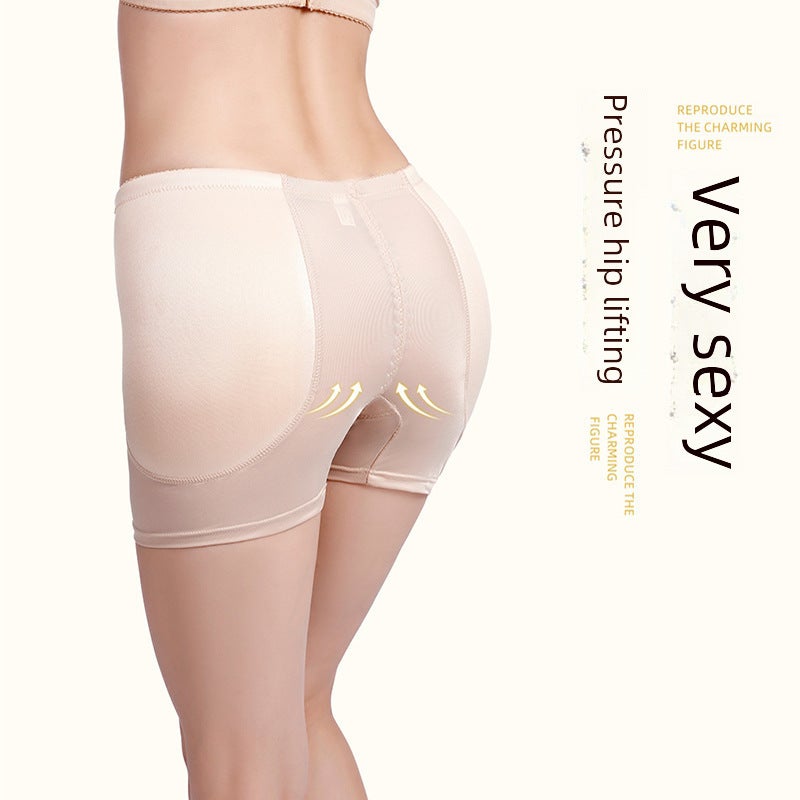 Womens Padded Hip Enhancer Seamless Panties Black - Image 5