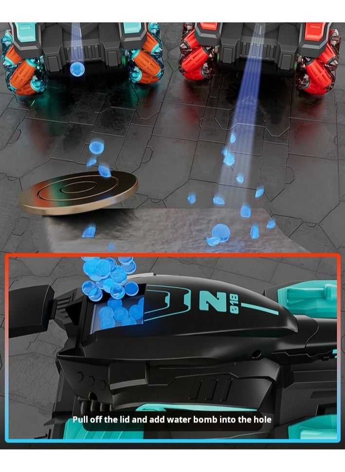SARAQITA Sensing Stunt Rc Cars - 4 Wheel Drive Drift Stunt Remote Control Race Toy with Spray Launcher - 360° Rotation Remote Control Car for Boys & Girls Birthday Gift  - Image 3
