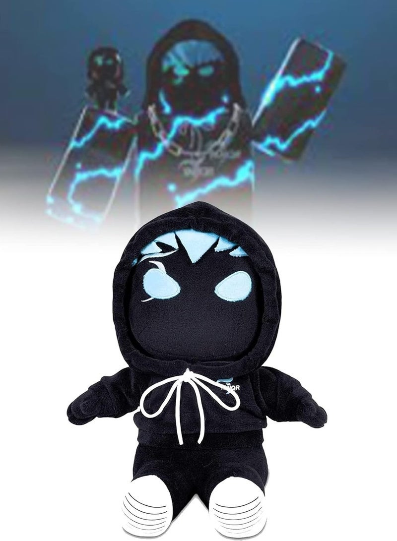 general Tanqr Plush, Anime Black Plush Toy, Cartoon Characters Stuffed Animal, Game Plushie Doll for Fans and Friends Beautifully Plush Doll Gifts - Image 5