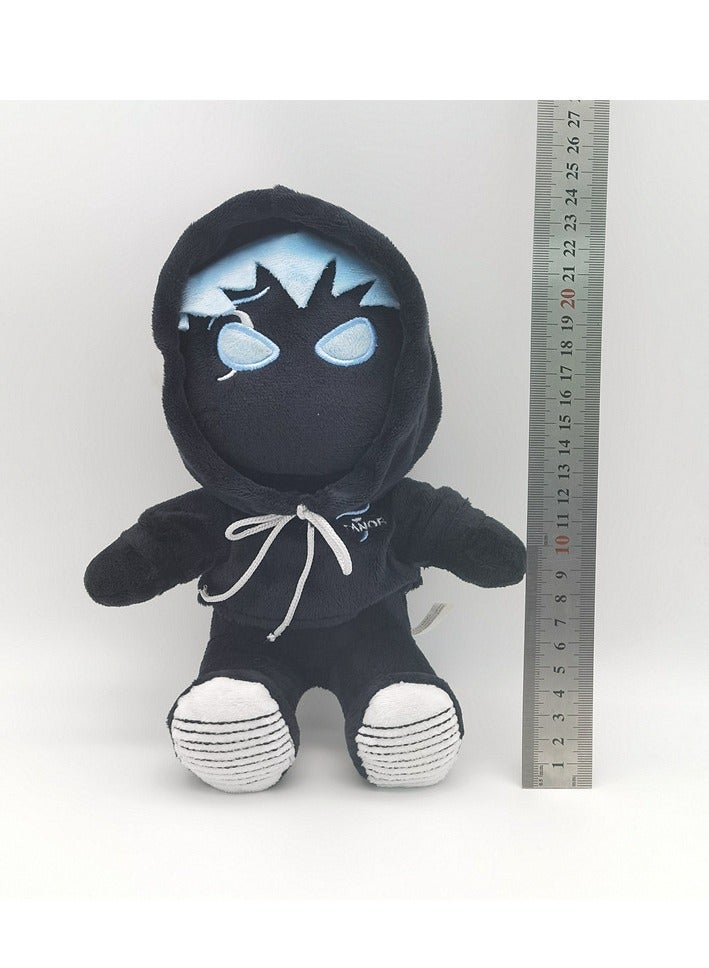 general Tanqr Plush, Anime Black Plush Toy, Cartoon Characters Stuffed Animal, Game Plushie Doll for Fans and Friends Beautifully Plush Doll Gifts - Image 3