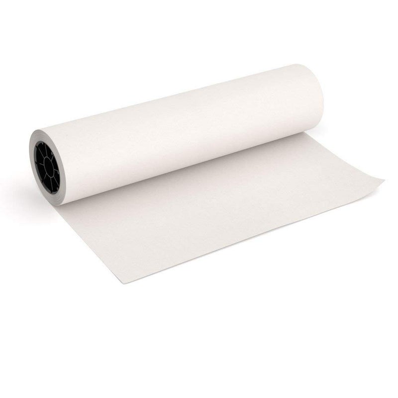 YNK YNK 36 inch 80 gsm White Paper Roll 25m Jute Rope 4mm Thickness Free Perfect for Wall Art Painting Drawing Crafting Wrapping Mailing 