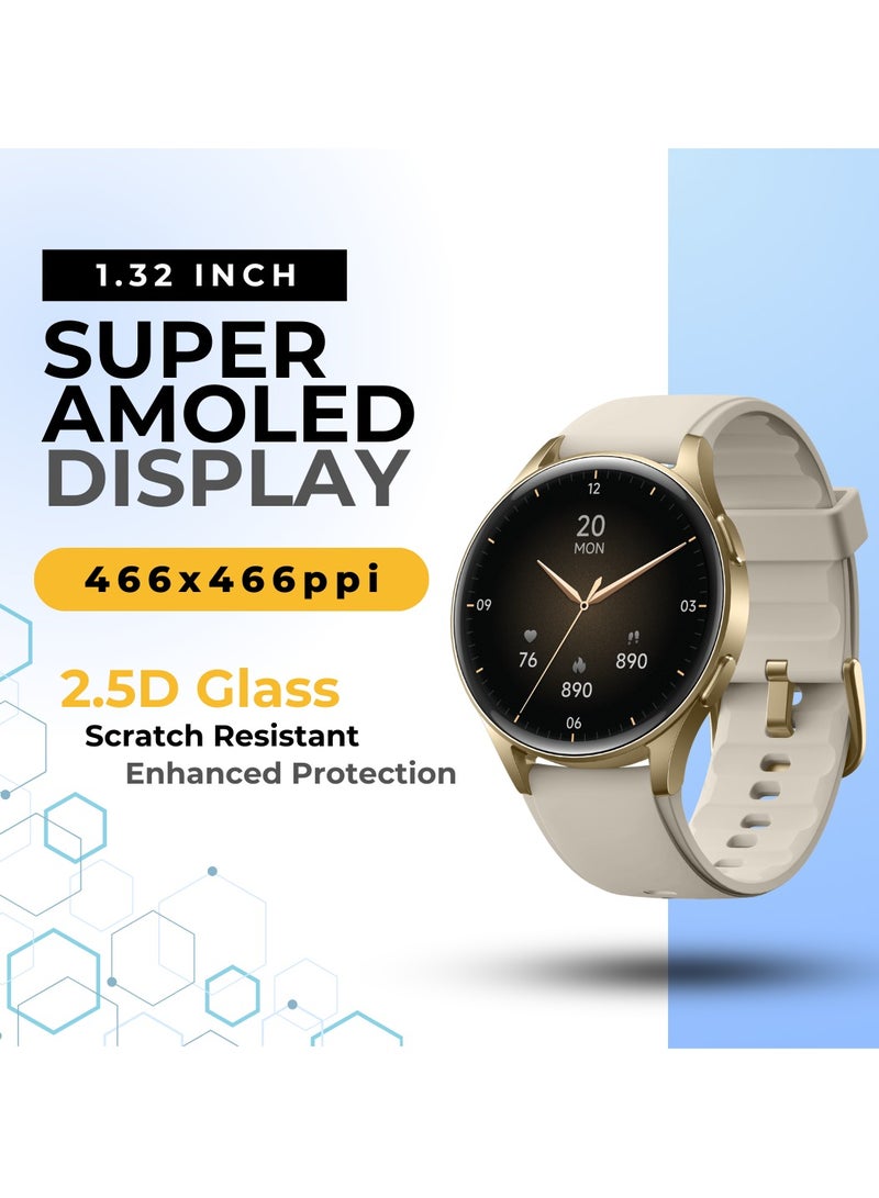 GRABIT G-GLITZ Smartwatch – 1.32” AMOLED, Alexa Voice, Bluetooth Calling, 110+ Sports, Heart & Women’s Health Tracking  - Image 3