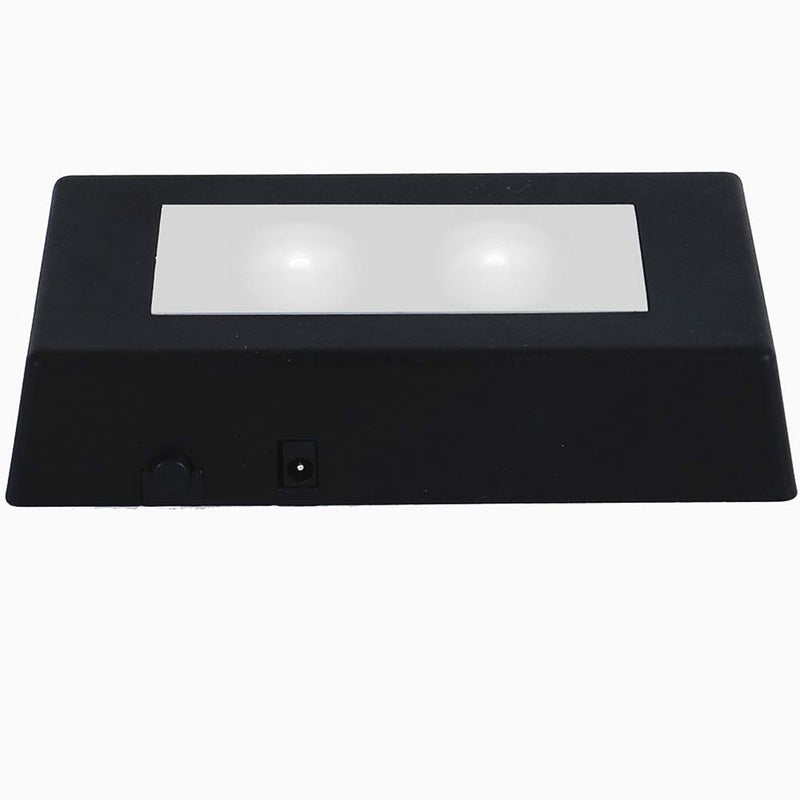 EUSTUMA LED Light Base Rectangle Display Stand in A Variety of ColorsSuitable for Glass Crystal ArtworkHoliday Party Decoration